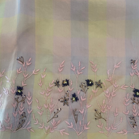 Vintage Adrianna Papell formal embroidered skirt - Picture 5 of 9